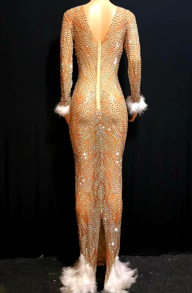Fantasia trimmed in Feathers