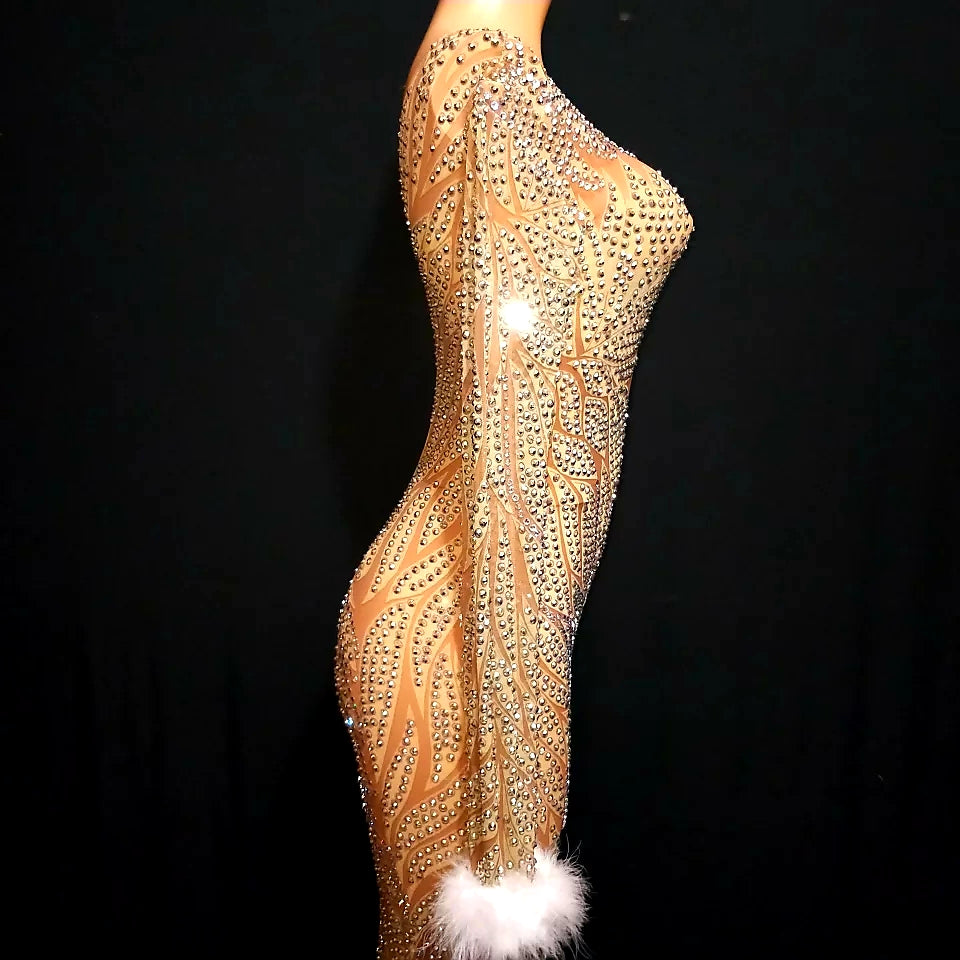 Fantasia trimmed in Feathers