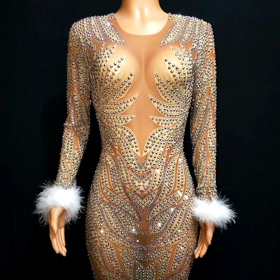 Fantasia trimmed in Feathers