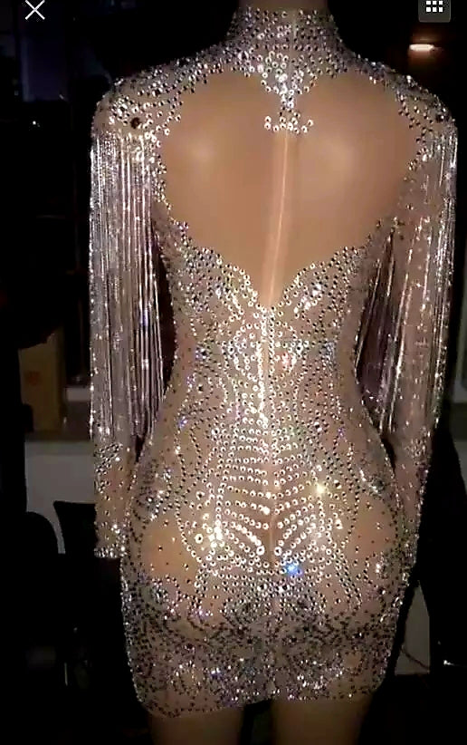 Saint with Rhinestone Trim