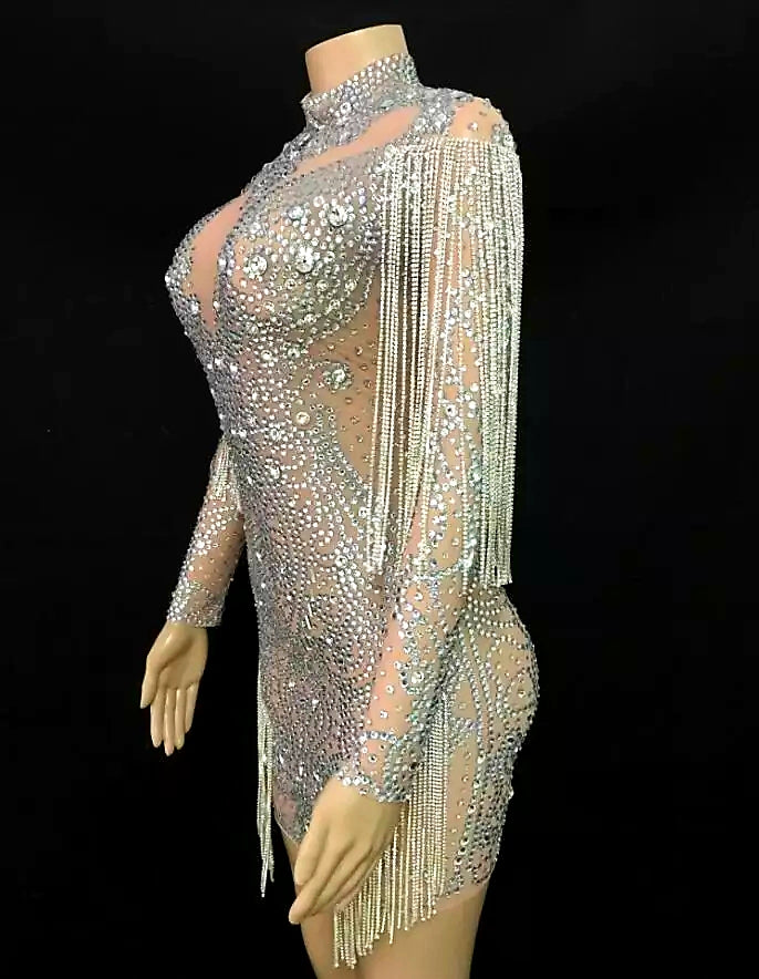 Saint with Rhinestone Trim