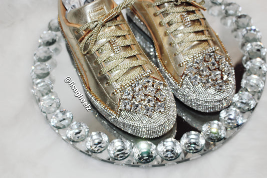 Lacy Gem Rhinestone Sneakers