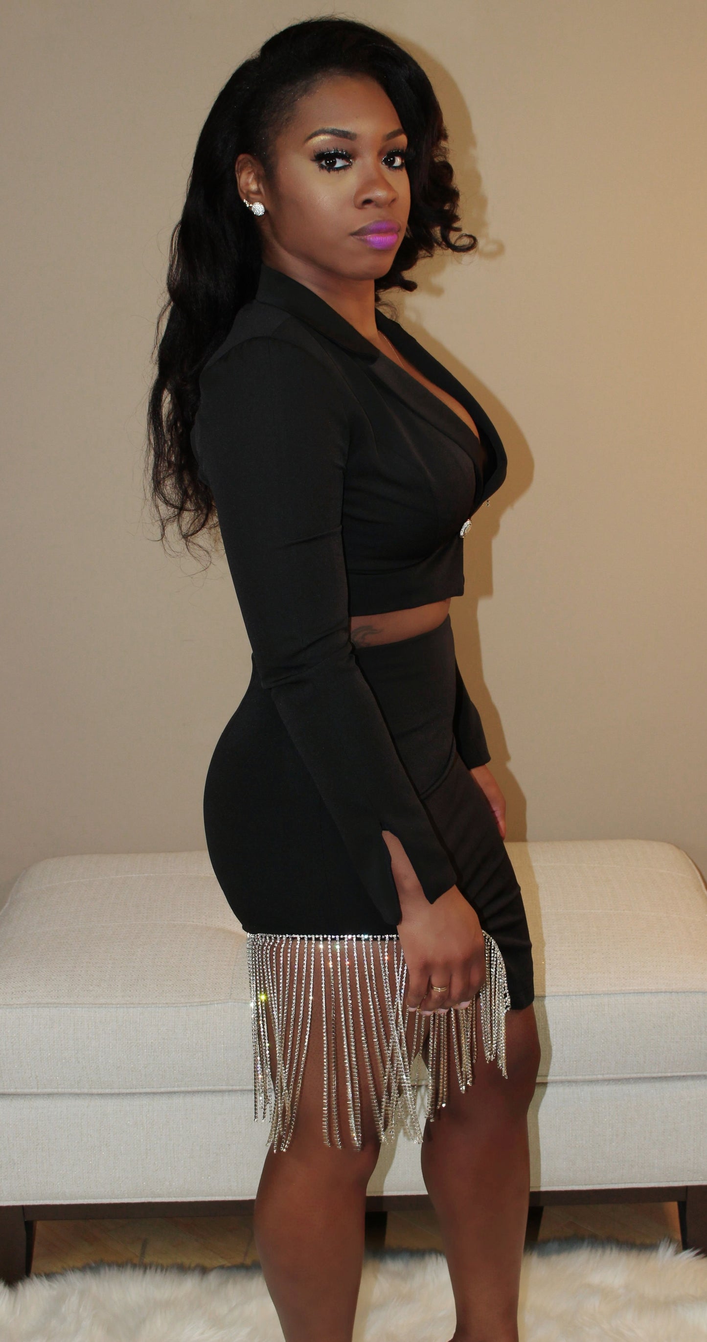 Bebe Bella Suit - Black