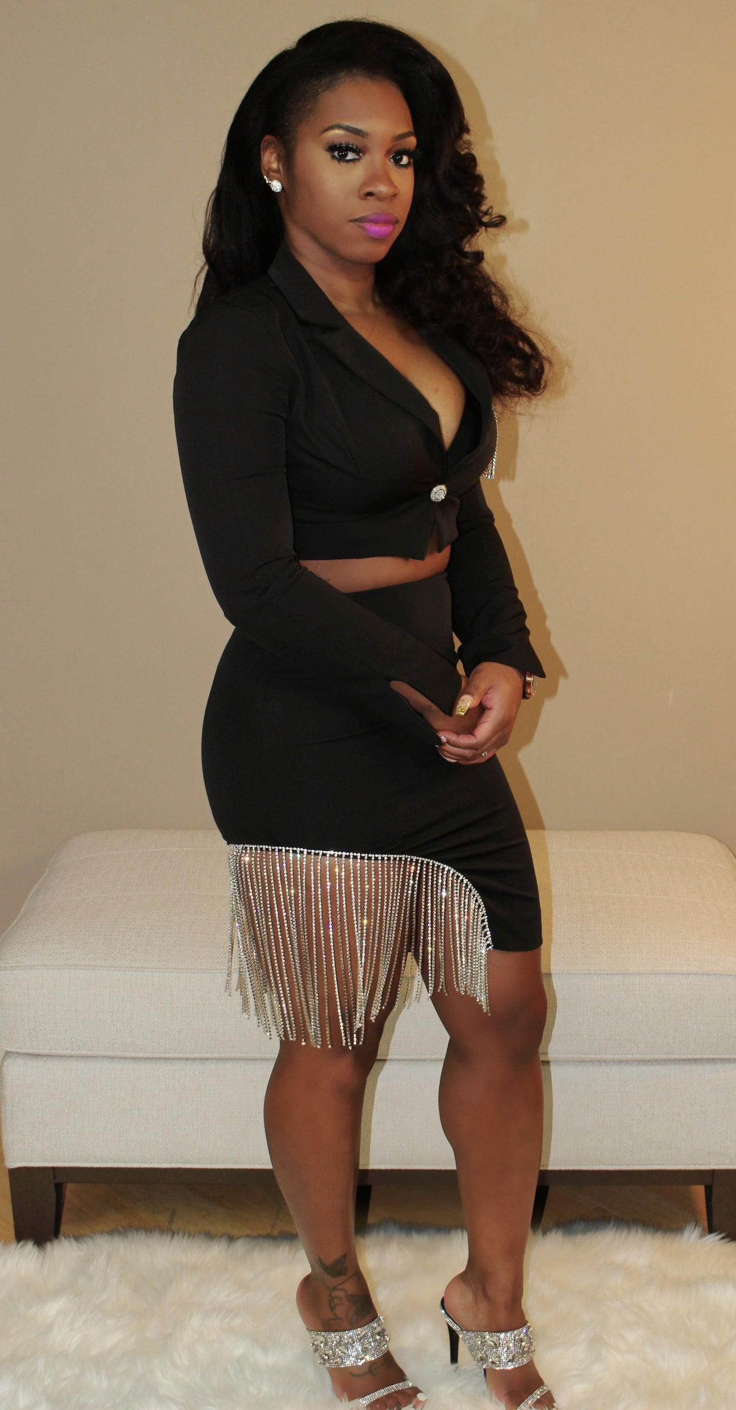 Bebe Bella Suit - Black