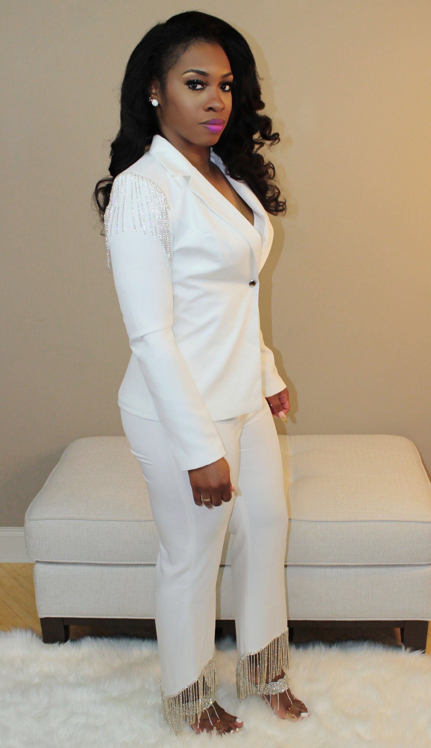 Lady Laura Suit - White