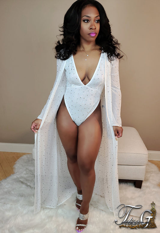 Camari Crystal Swim Set - White