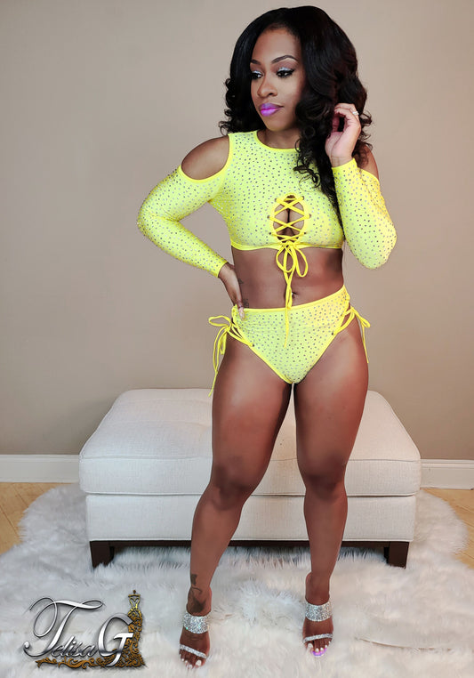 Emma Crystal Swim Set - Bottoms Only