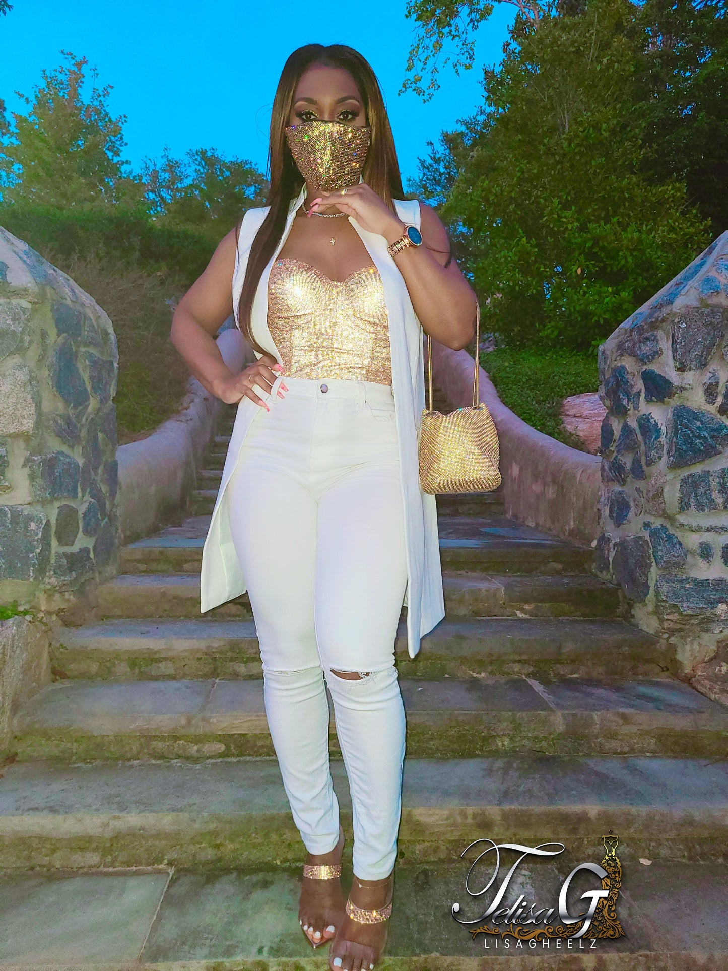 Dior Diamond Bustier - Gold