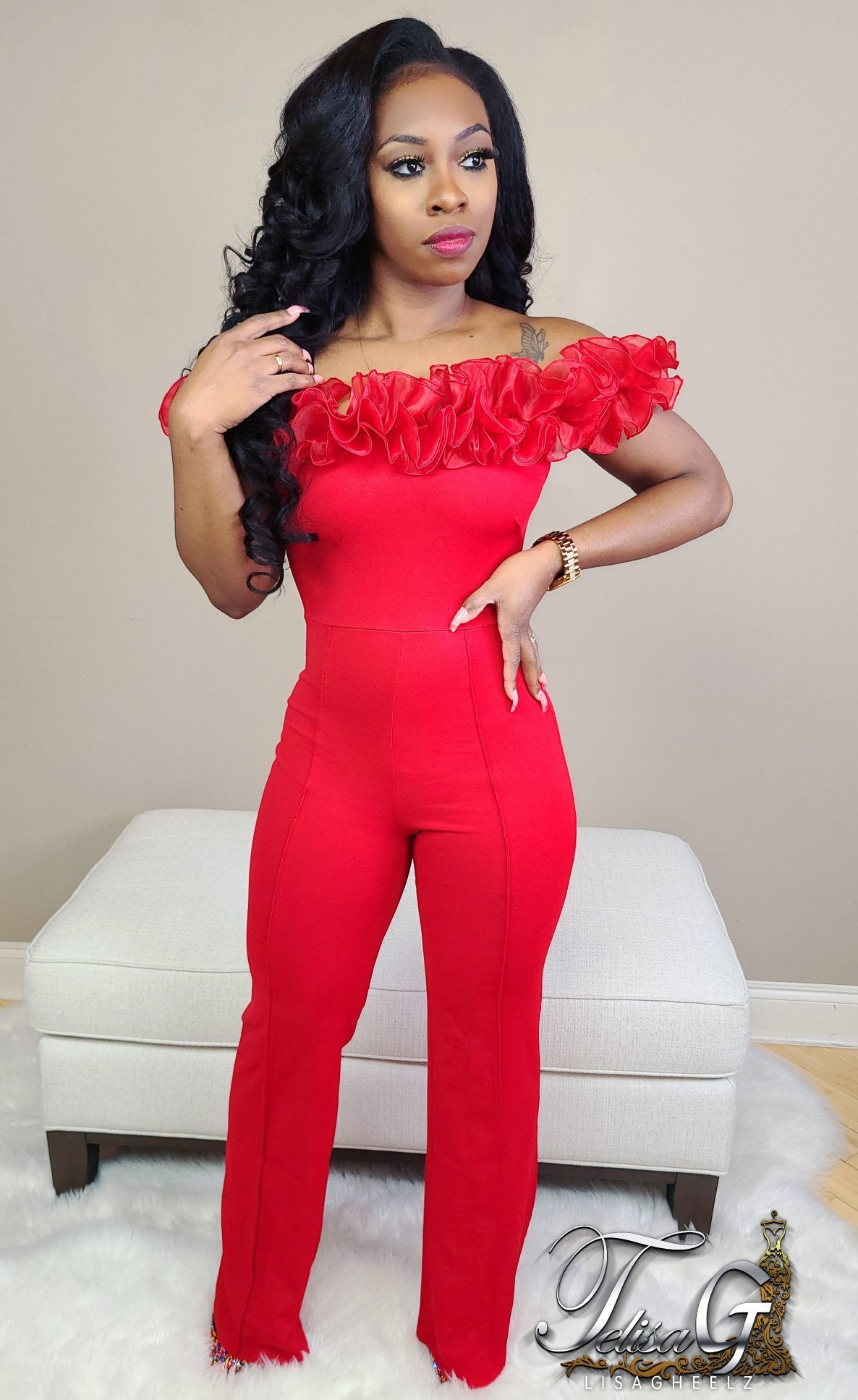 Red Violet Jumpsuit