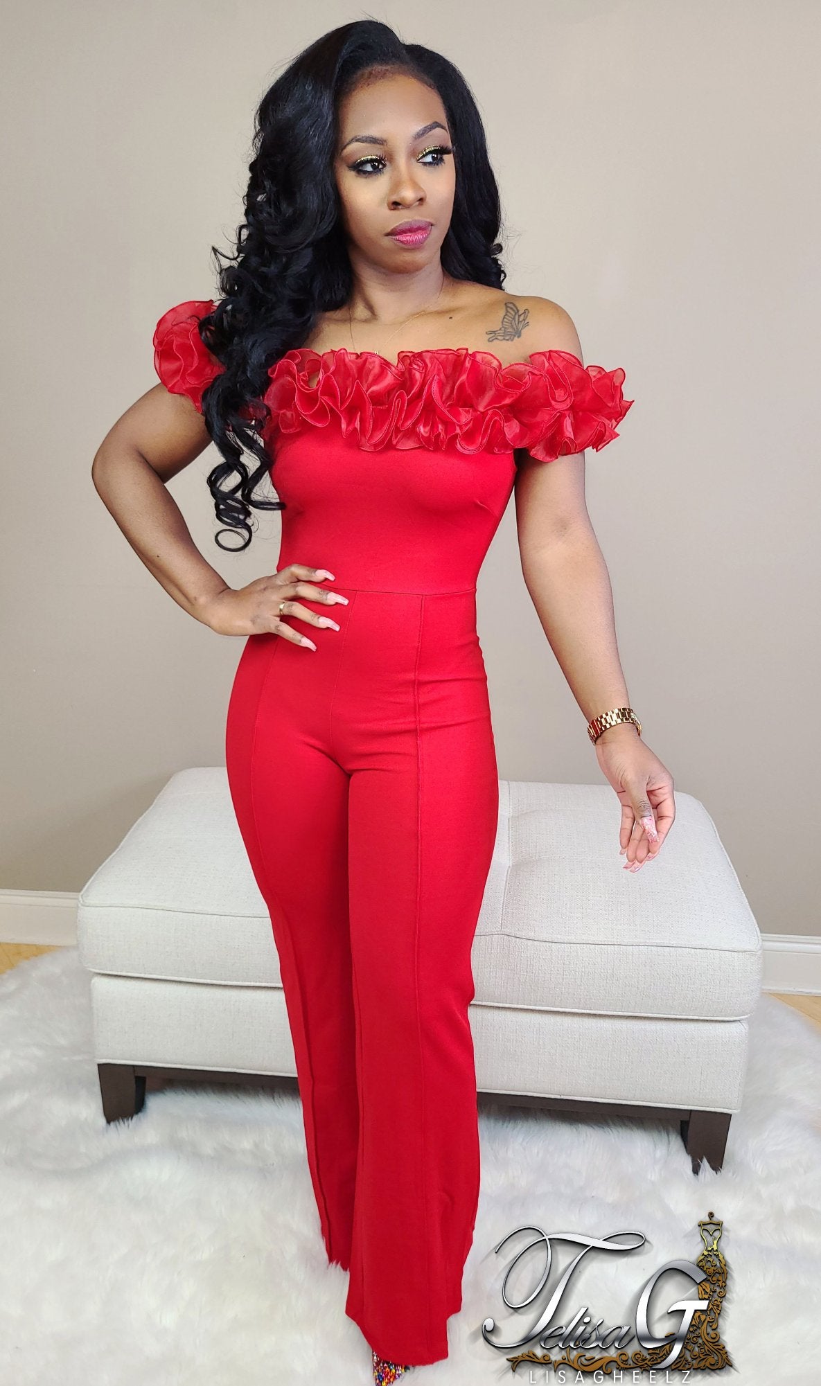 Red Violet Jumpsuit