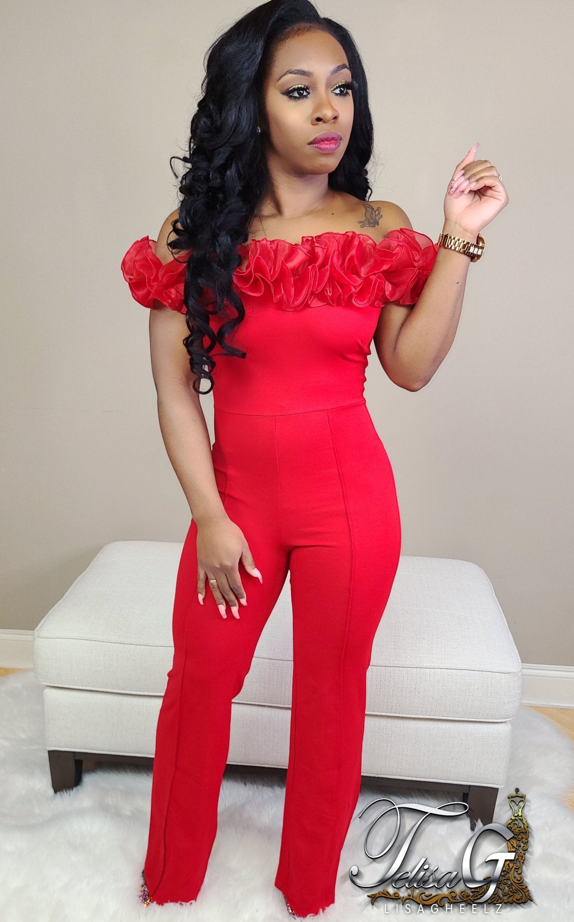 Red Violet Jumpsuit