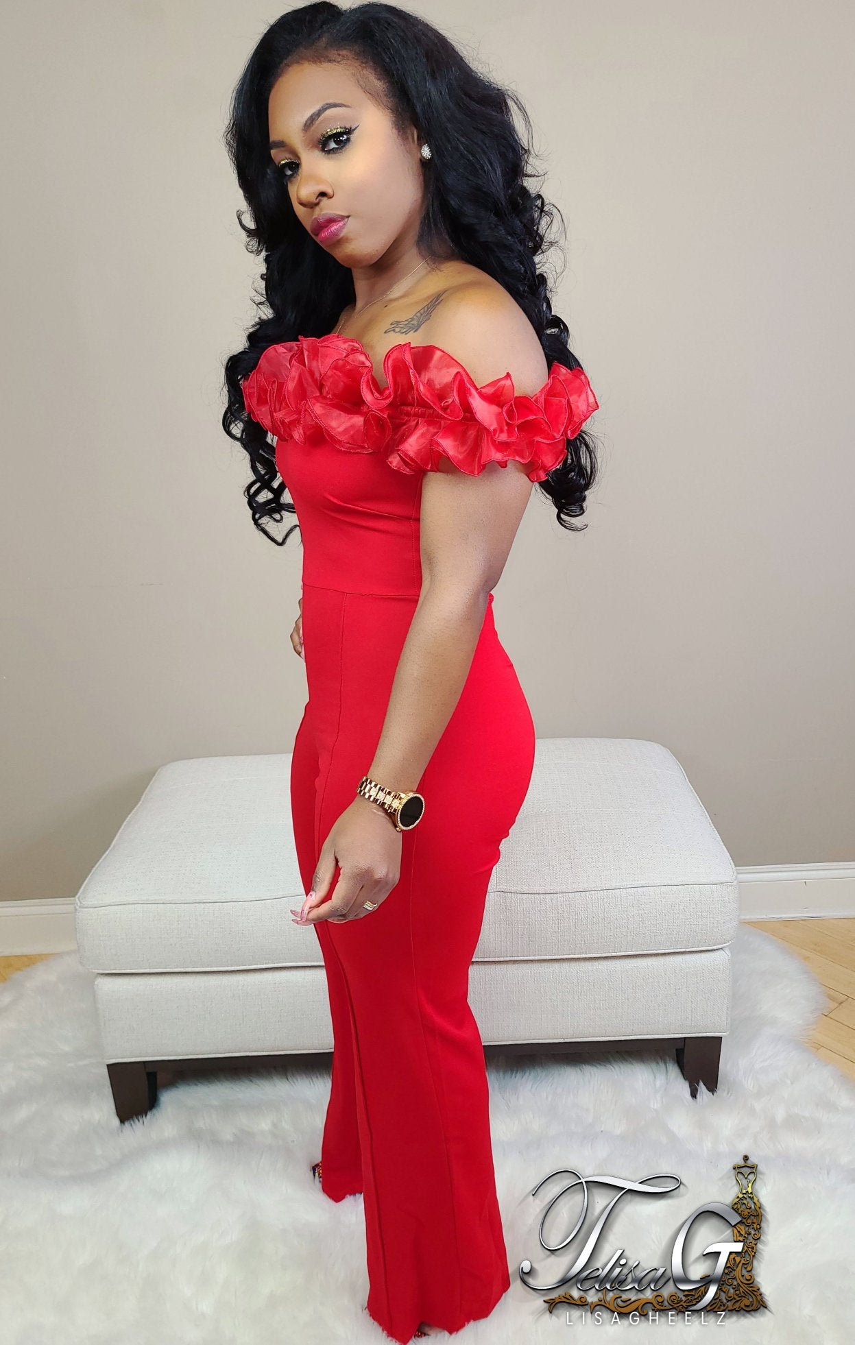 Red Violet Jumpsuit