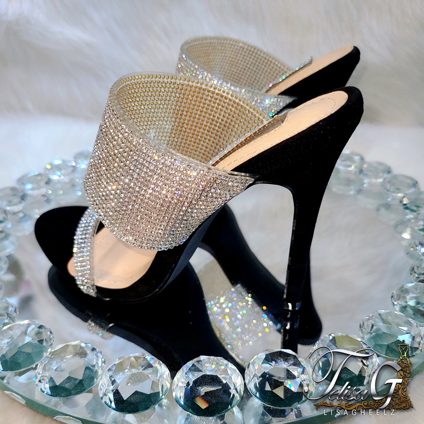 Midnight Diamond Heels