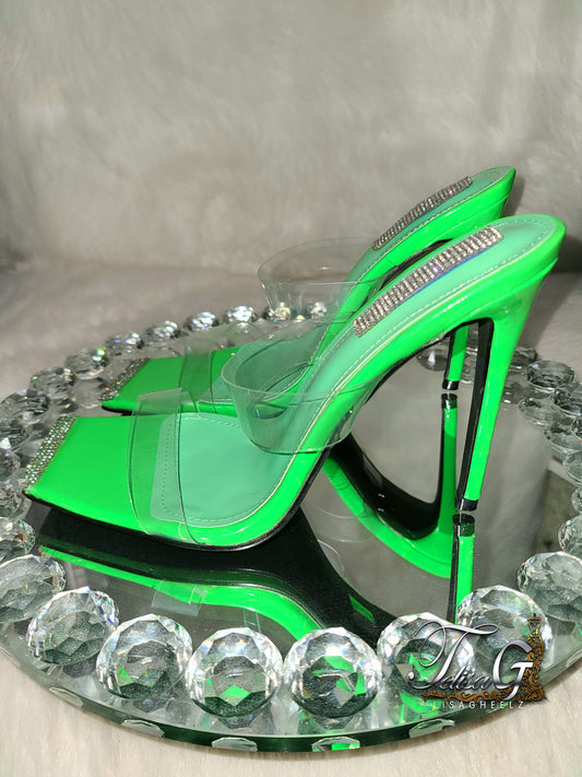 Ashley Diamond TIP Heels (Green)