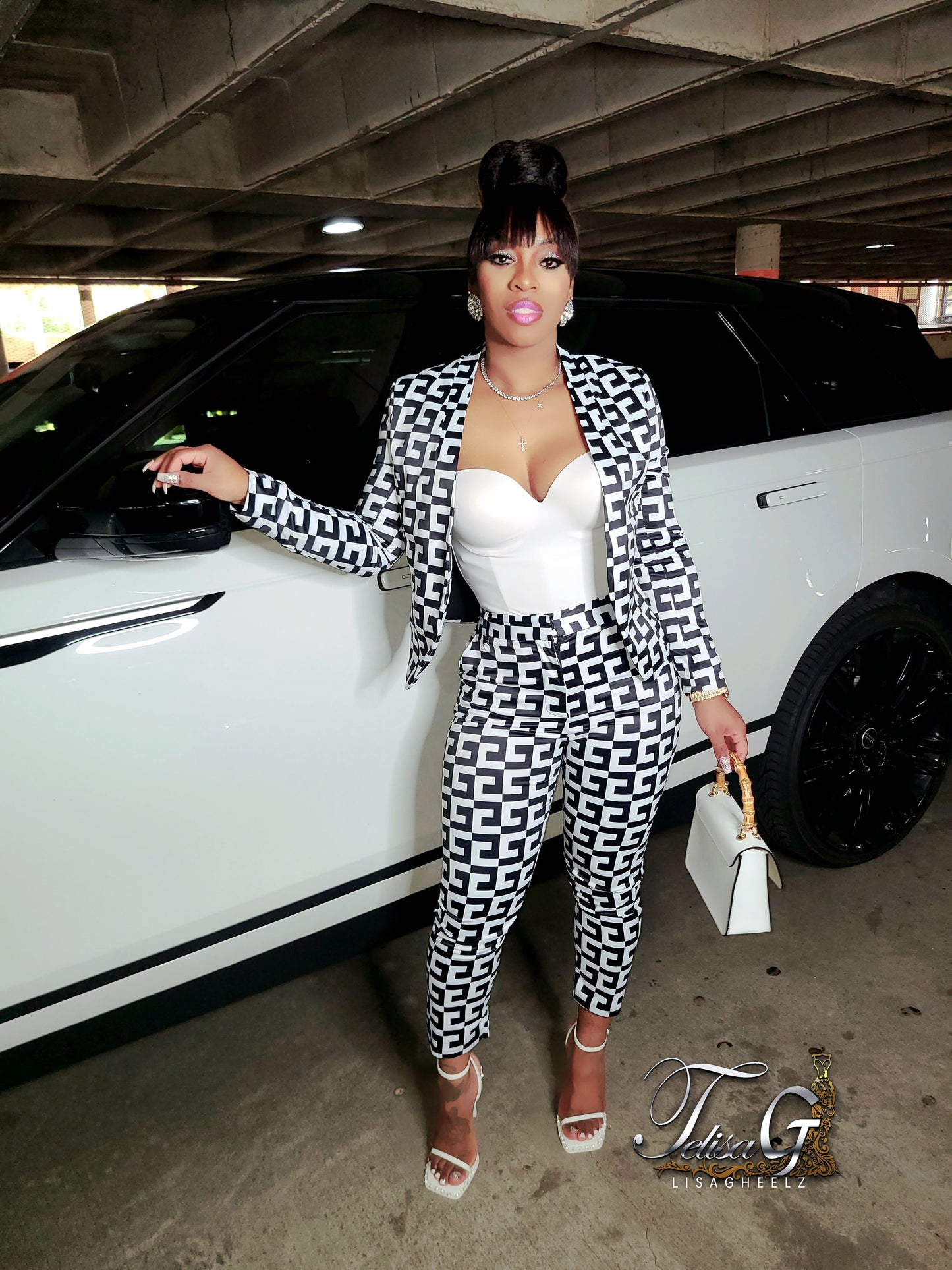 Panda Printed Suit
