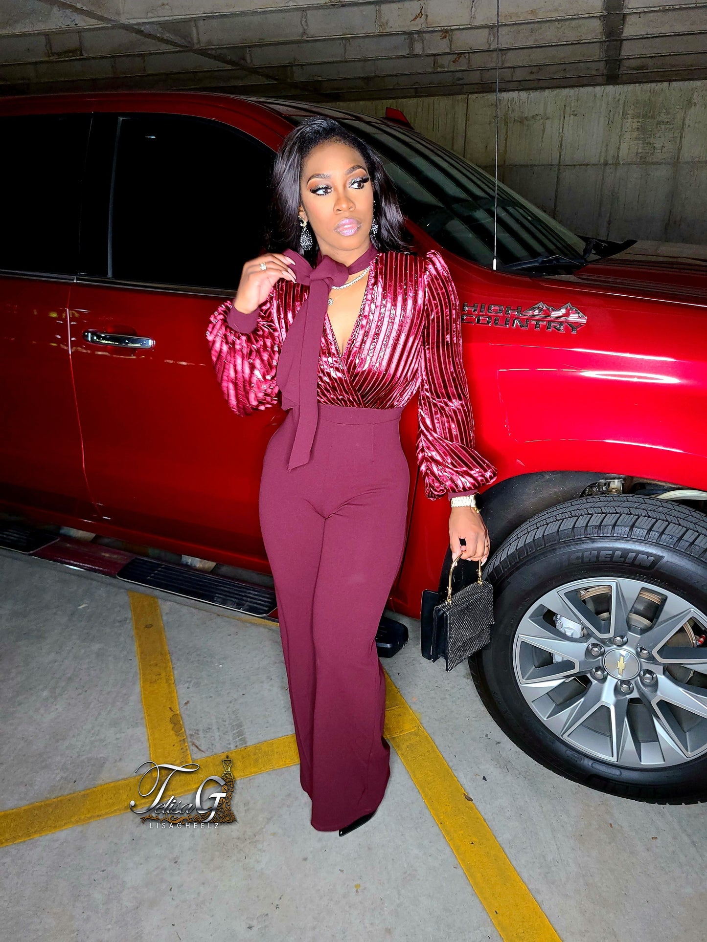 Divine Wine Jumpsuit