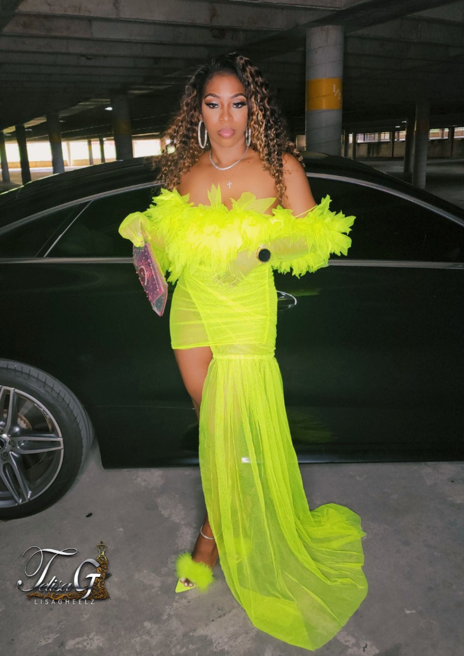 Diced Dress Set