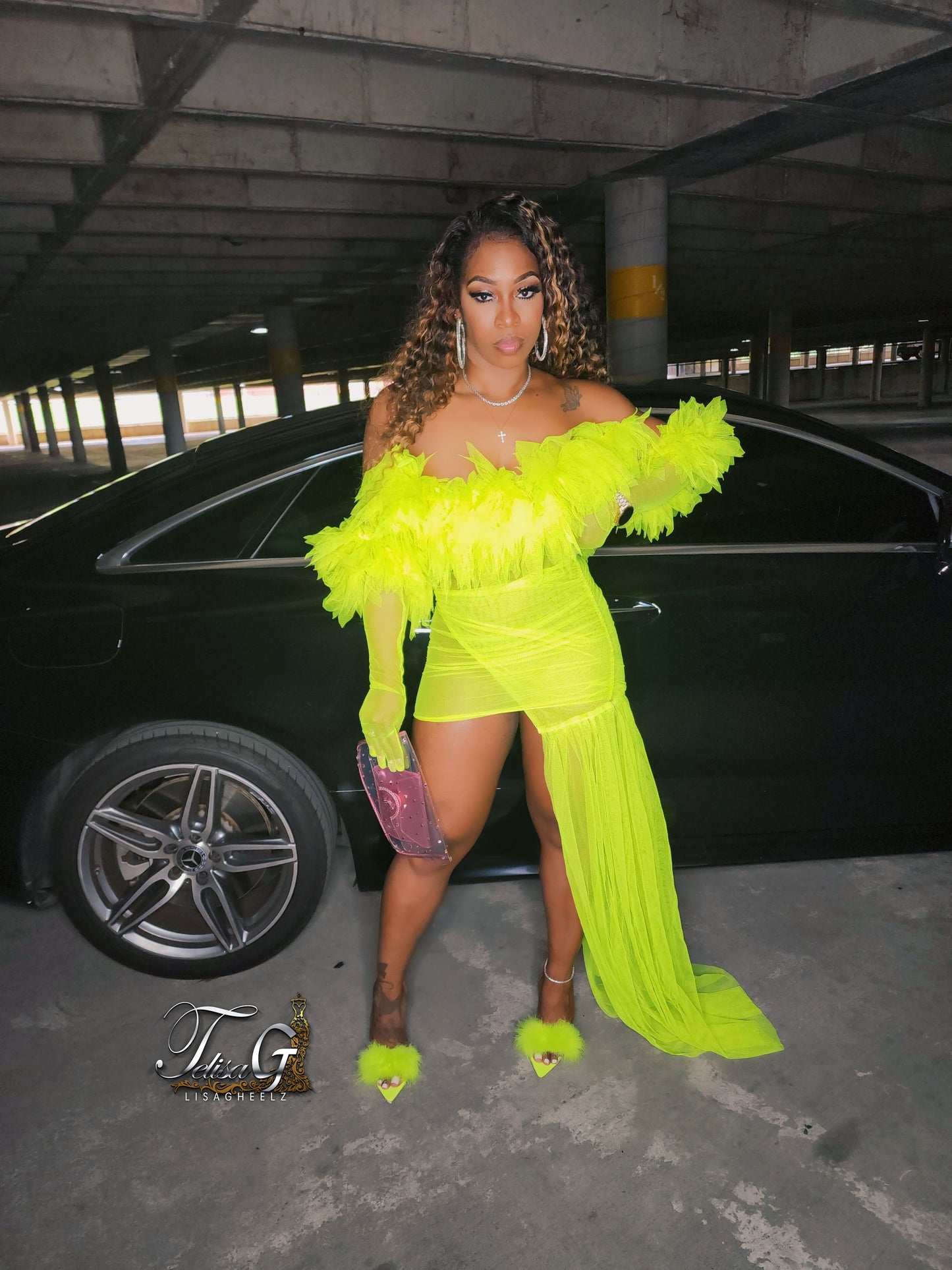 Diced Dress Set