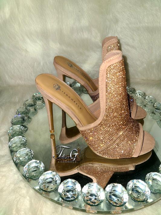 Brandy Diamond Heels-Gold