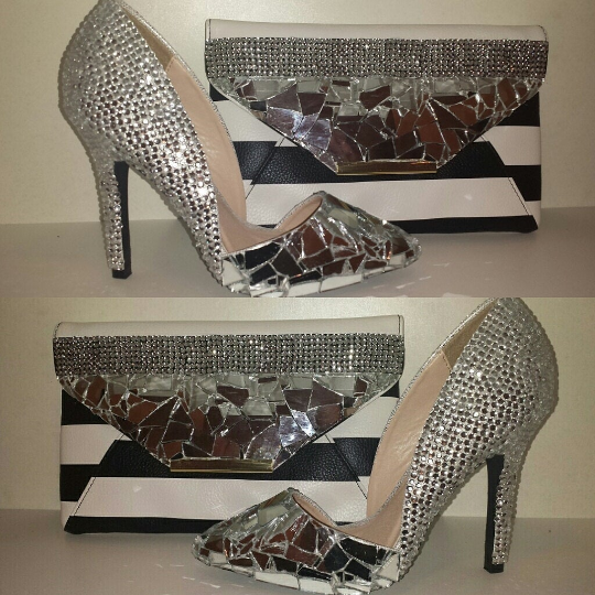 Lexi Mirror Crystal Pumps