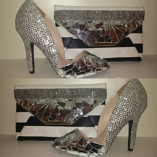 Lexi Mirror Crystal Pumps