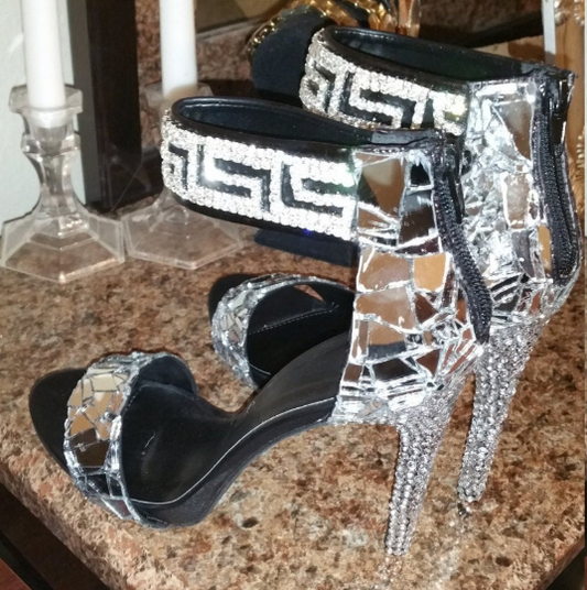 Molly Mirror Heels