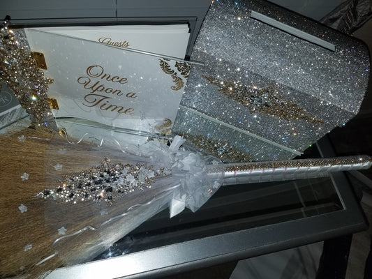 Gold trim blinged items