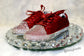 Ruby Red Rhinestone Sneakers