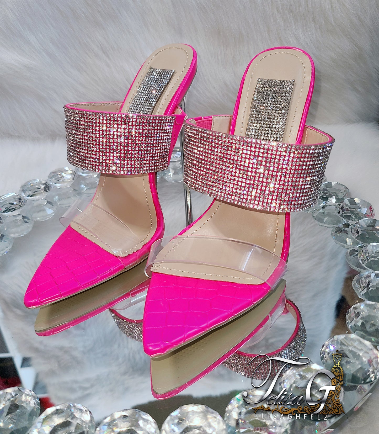 Pink Ice Heels