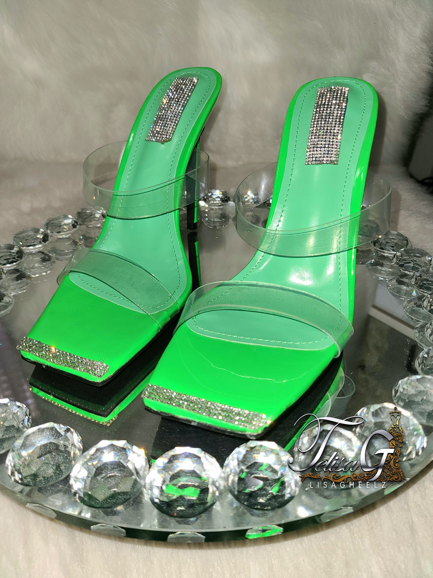 Ashley Diamond TIP Heels (Green)